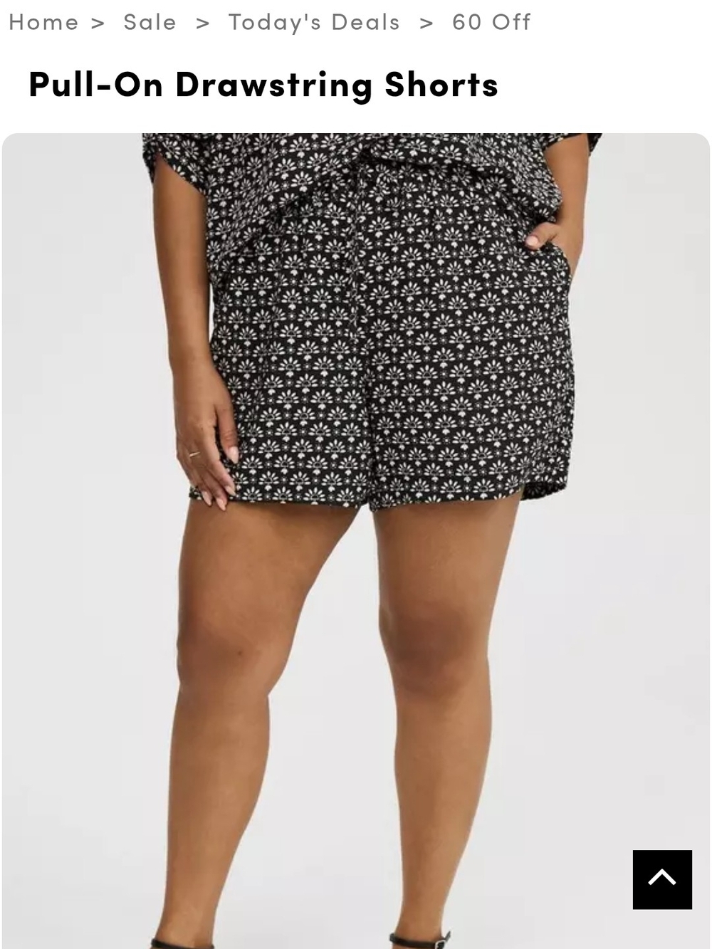 Torrid Pull On Draw String Shorts
